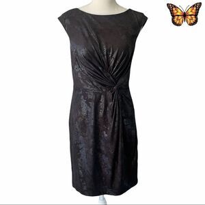 MUSE Knee Length Tie Knot Detail Dress Size 6